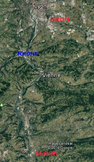 climat local-carte -Valle du Rhne